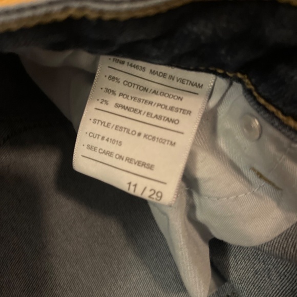 KanCan Stretch Blue Denim Mid Rise Flare Jeans / Pants Size 11/29 - Picture 6 of 10